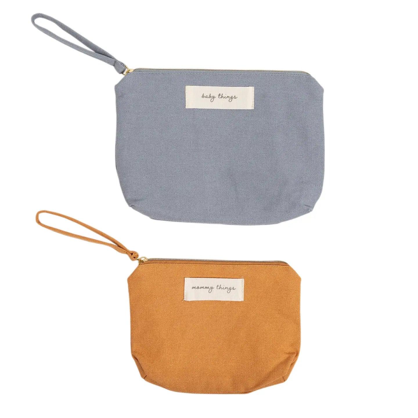Pearhead Mom Things & Baby Things Pouch - Bloom and Rise