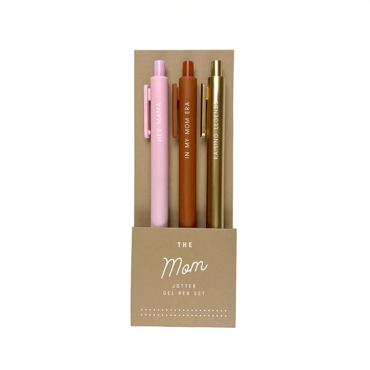 Mom Jotter Gel Pen: Set of 3 - Bloom and Rise