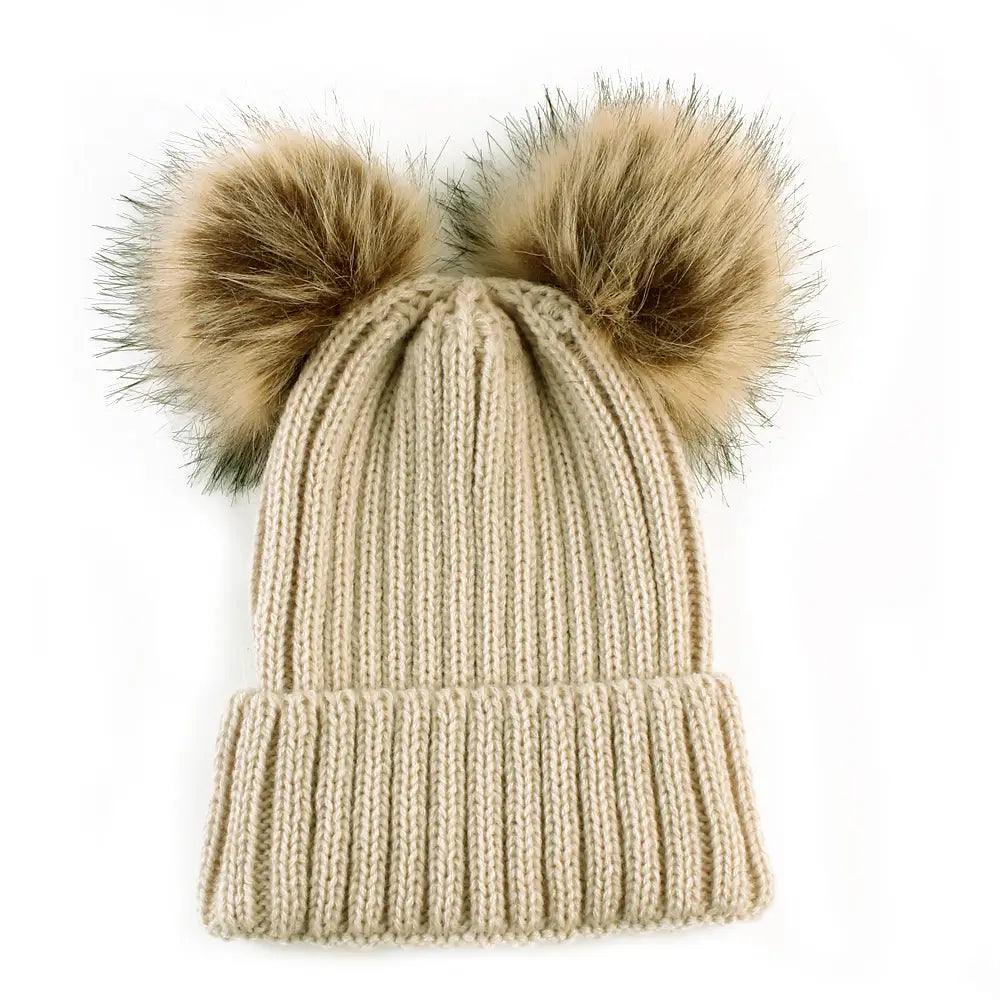Knitted Beanie Hats for Mommy and Me - Bloom and Rise