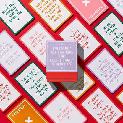 Emergency Affirmations for Exceptionally Stupid Days Card Deck - By Brass Monkey