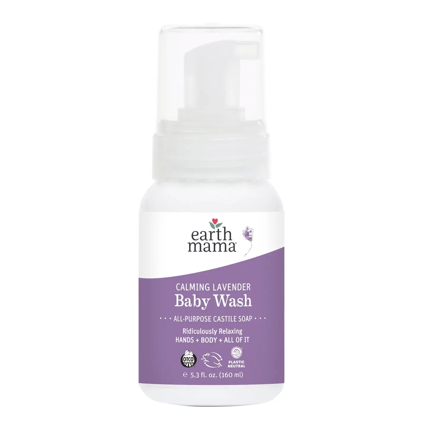 Earth Mama Organics Calming Lavender Castile Baby Wash