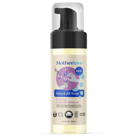 MotherLove Lavender Blossom Baby & All Foaming Castile Soap - Bloom and Rise