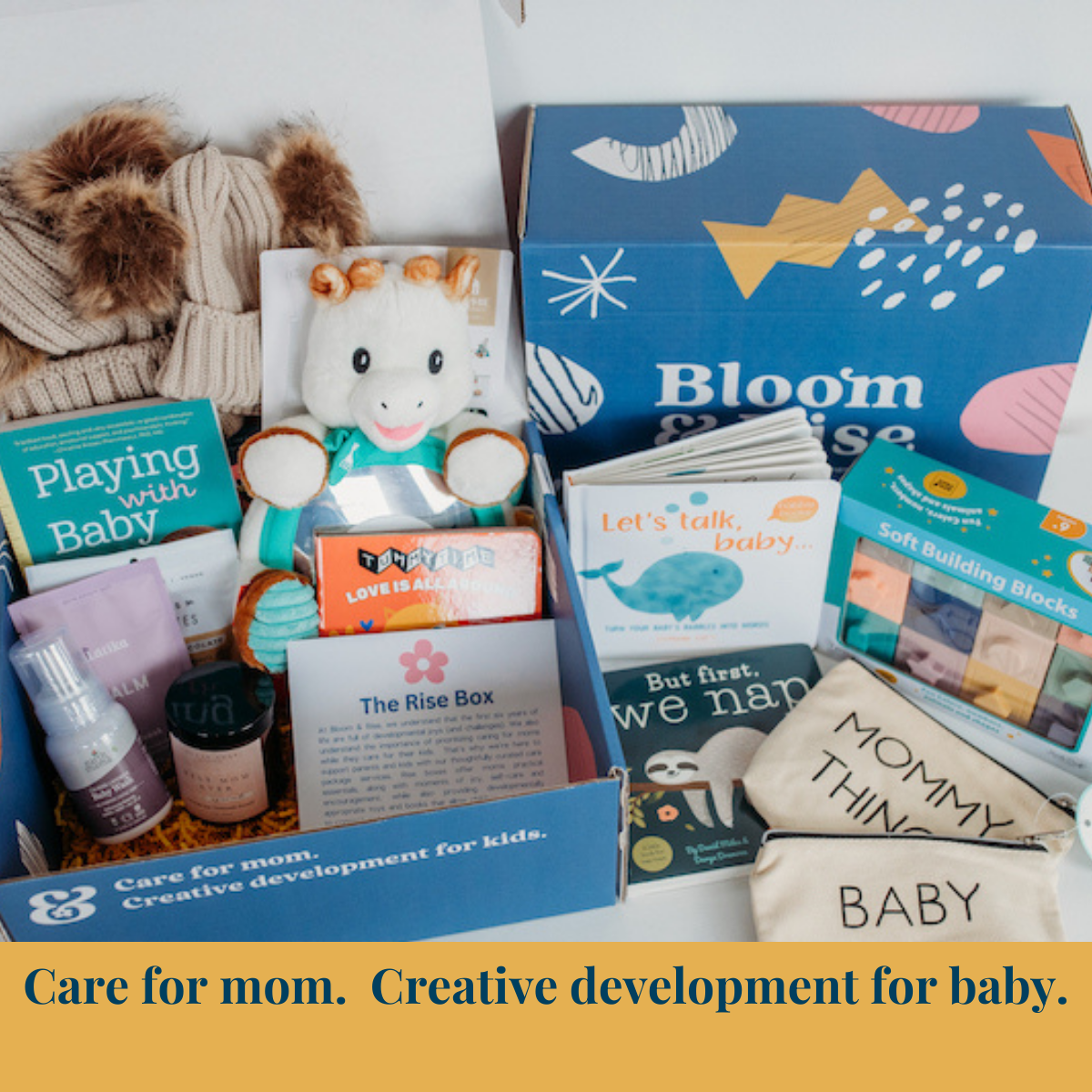 mom booster box Rise Mom + Baby Box