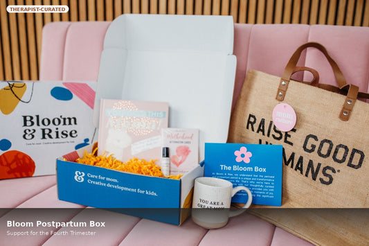 Bloom Postpartum Box therapist-curated support for the fourth trimester
